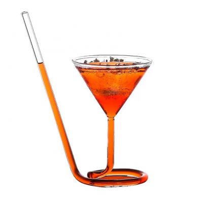Creative unique design 110ml lead-free crystal glass martini wine cocktail glasses cups