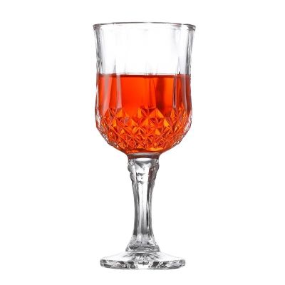 European style classic lead-free court wine glass brandy white wine glass snifters