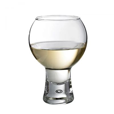 Hot selling bar lead-free crystal lamp bulb shape wine glasses brandy snifters glass cup