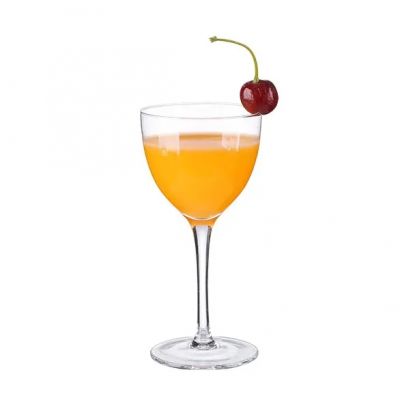 Best selling lead-free crystal 155ml glass cup cocktail wine alcohol bar glasses