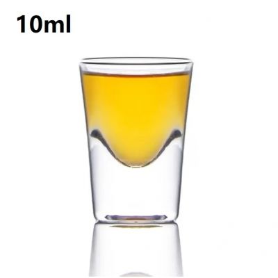 Manufacture lead-free crystal espresso sublimation shot glass shot glasses