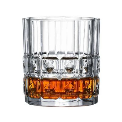 Factory price glittering translucent lead-free glass crystal glass mug wine whiskey glass cups