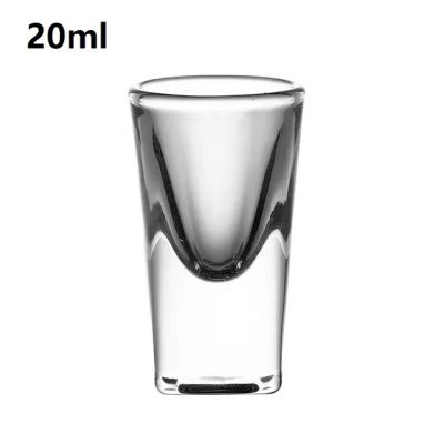 New cheap price 20ml crystal clear lead-free bar liquor shot glasses whisky wine glass cup