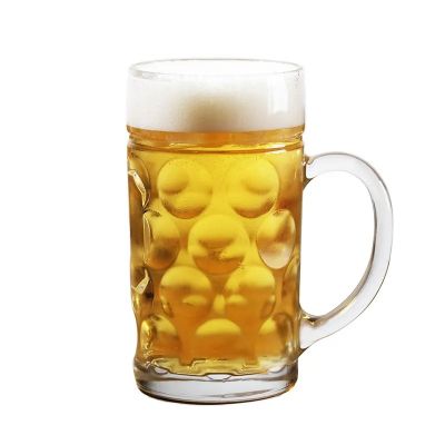 Amazon large capacity 1L beer mug party cheer glass cups sublimation drinkware