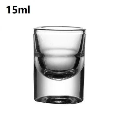 Hot sale delicate 15ml multiple size bar shot glass cup lead-free wine glass