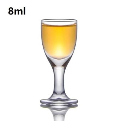 Luxury crystal food grade durable bar wine whisky liquor lead-free glass shot glass