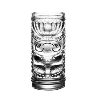 Creative hawaii Totems Grimace 420ml lead-free glass tiki glasses cocktail tiki bar glasses
