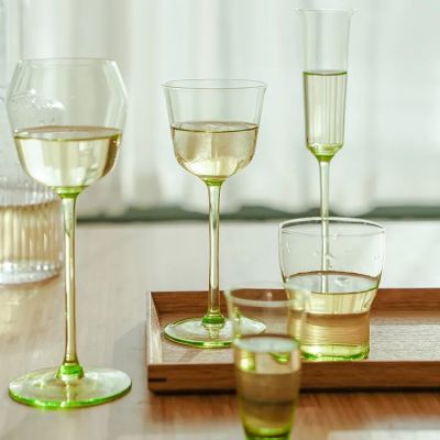 Home Decor Mini Small Wine Glass Green Personalized