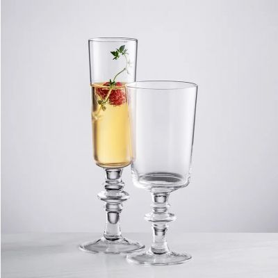 INS Style Artistic Modern Machine Made Luxury Crystal Clear Wine Glass
