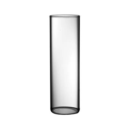 5.5cm Dia 18cm Height 350ml 12oz Tall Thin Cylinder Highball Cocktail Colin Glass Cup