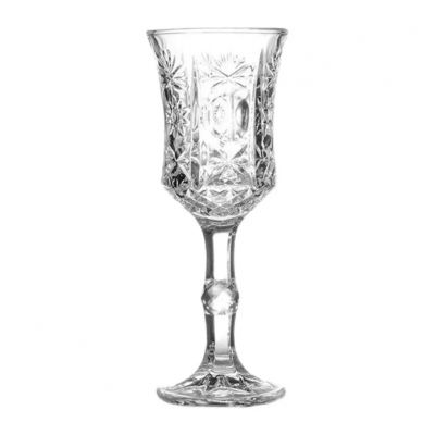Machine Made Decorative Pattern Classical Vintage Retro Small Cheap Champagne Glasses Flutes Wholesale