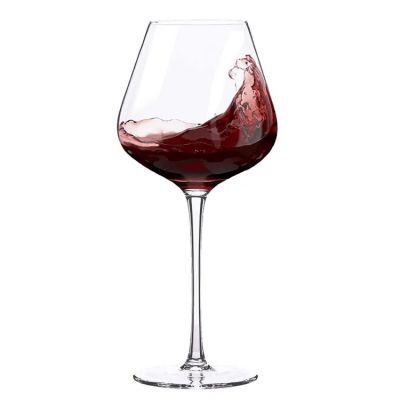 Hot Sale Lead Free Classical Crystal Classical Giant Red Wine Glasses Custom Logo