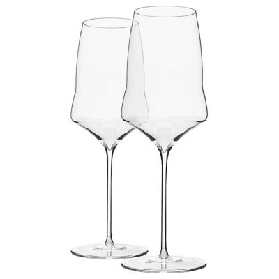 Crystal Clear Stem Hand Made Novelty Fancy Custom Wine Glass