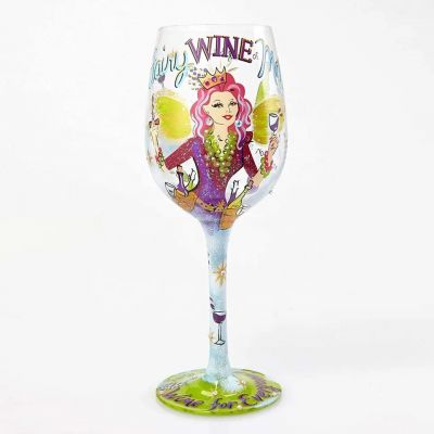 Custom Funny Hand Painted Colored Stemware Goblet Home Party Decoration Christmas Wine Glasses