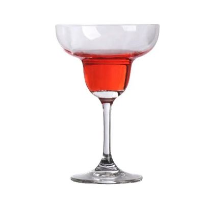 Wholesale 9oz Clear Lead Free Crystal Wedding party Barware Margarita Glass