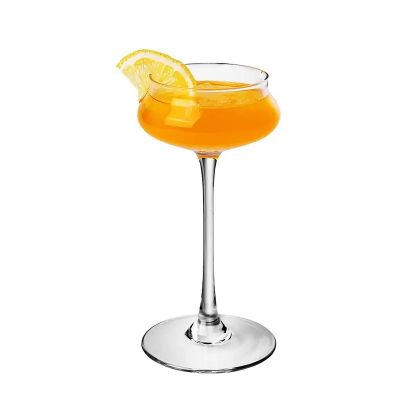 Wholesale Custom Long Stem Cocktail Glass Bar Glassware Crystal Margarita Martini Glass