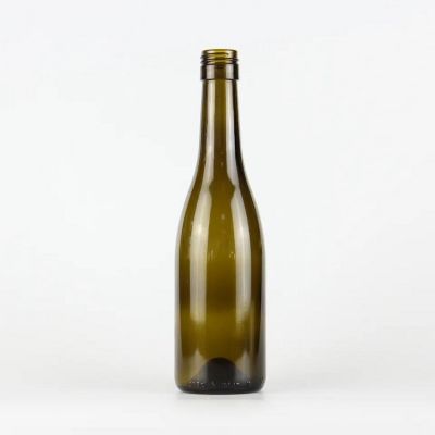 375ml high-quality burgundy screw finish wine glass bottle