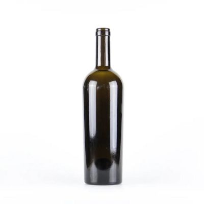 750ml heavy type cork finish bordeaux wine glass bottle
