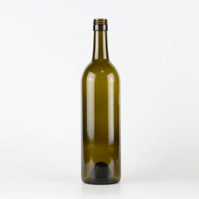 750ml clear glass bordeaux style wine bottle 750ml bordeaux