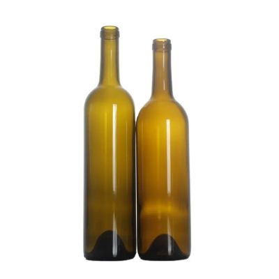 Antique green 1.5L 3L 5L 6L 1500ml 3000ml 5000ml 6000ml bordeaux burgundy glass bottle for wine