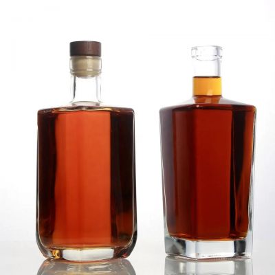 in stock 500ml 750ml 700ml liquor spirits tequila brandy spirits glass bottle for gin rum