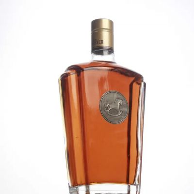 purchase empty fancy 750ml liquor liqueur whiskey Rum 375ml alcohol resealable bacard rum bottles