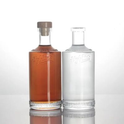 Customized 750ml flint extra flint spirit liquor alcohol rum wine spirits vodka oslo glass bottle