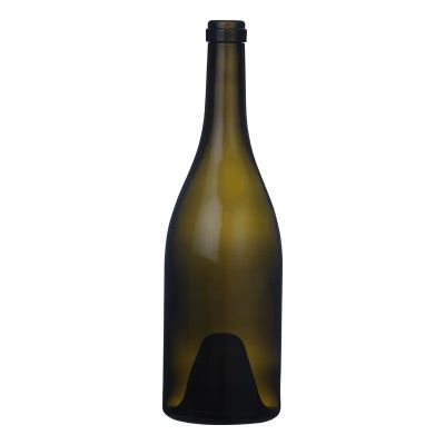 Reasonable Price 750ml Pinot Noirs Wine Bottles 890g Cork Finish Burgundy Wine Bottle