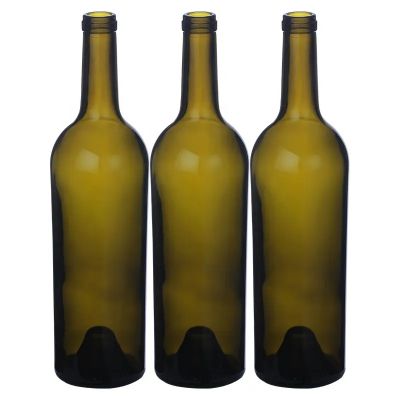 wholesale 750ml empty wine bottle zinfandels merlots bordeaux bottle