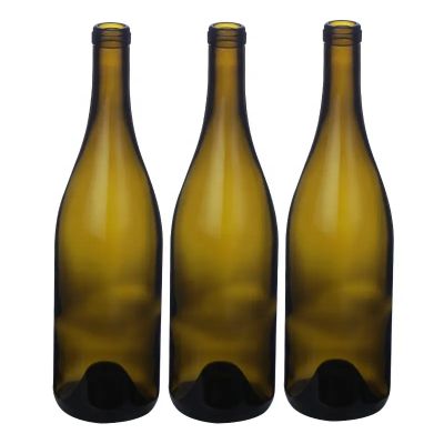 Hot Sale 750ml Glass Wine Bottle Empty Burgundy Bottle Syrahs Wine Bottle