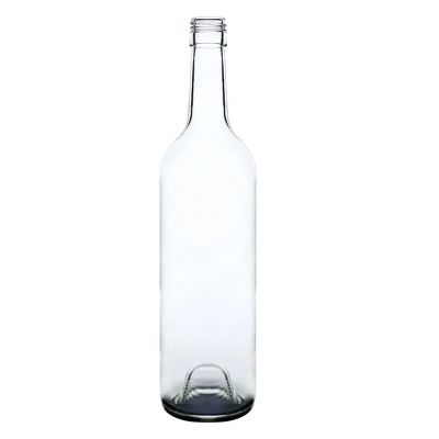 Reasonable price flint 750ml bordeaux shape wine bottle cabernets wine glass bottle