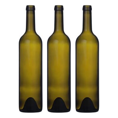 Encore Packaging Bulk Purchase Empty Wine Bottle Lead Free Bordeaux Wine Glass Bottle 750ml 700g Red Wine Bottles