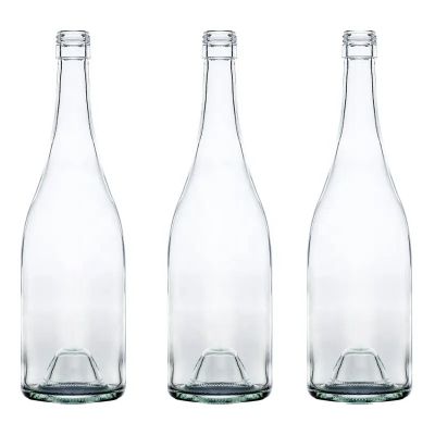 Reasonable price excellent quality explosive-proof lead free rich varieties glass burgundy wine bottle