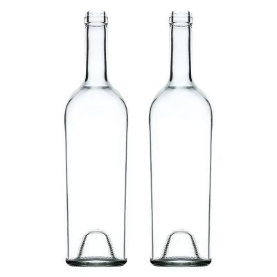 Cheap shock resistance high temperature resistance rich varieties bordeaux wine glass bottle