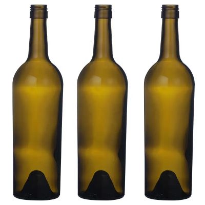 Hot sale reasonable price shock resistance high temperature resistance bordeaux shape wine bottle