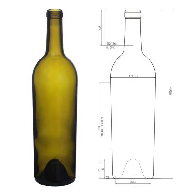 Wholesale All Kinds Of Empty Bordeaux Red Wine Glass Bottles