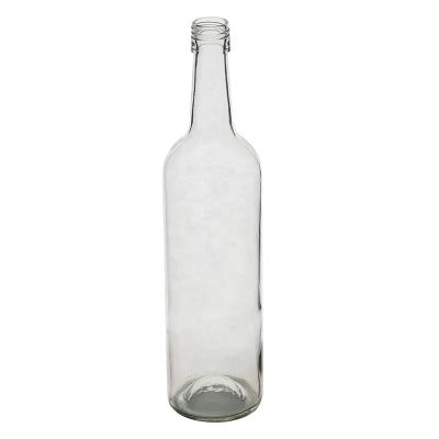 Wholesale 750Ml Flint Bordeaux Glass Bottle Wine Bottle For Red Wine