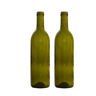 Hot Sale 500ml Empty Round Glass Bottle 480g Glass Wine Bottle for Bordeaux Customized 50cl