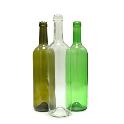 Empty 750ml cheap glass wine bottles with high quality