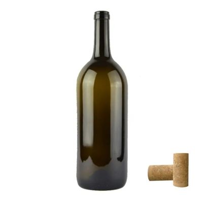 Bordeaux type low price wholesale 1.5 liter 1500ml large giant wine glass bottles