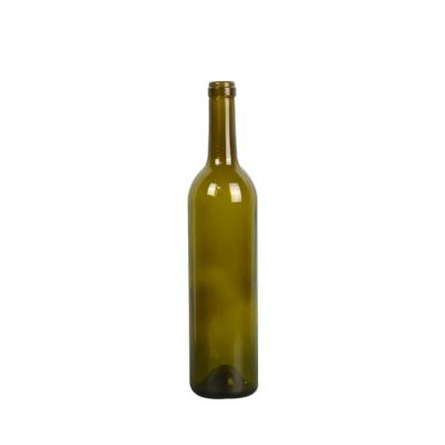750ml green claret bordeaux wine glass bottle wholesale price