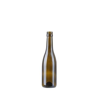 China supplier custom 375ml burgundy wine glass bottle
