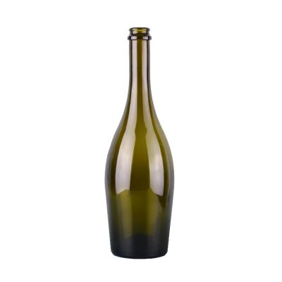 Custom Empty Glass Bottle With Stopper For Wine 750ml