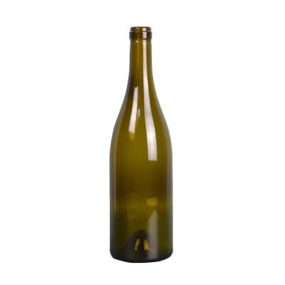 Top Selling Empty Wine Glass Bottles Burgundy 750ml Manufacturer