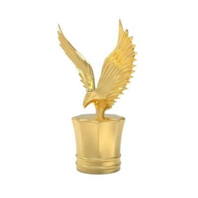 Luxury Zamac Perfume Bottle Cover Lid 15Mm Gold Metal Zinc Alloy Perfume Bottle Caps With Logo