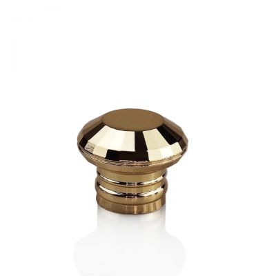 Customized Luxury Saudi arabia middle east dubai die casting metal zamac perfume zinc alloy caps high quality perfume lids 15mm