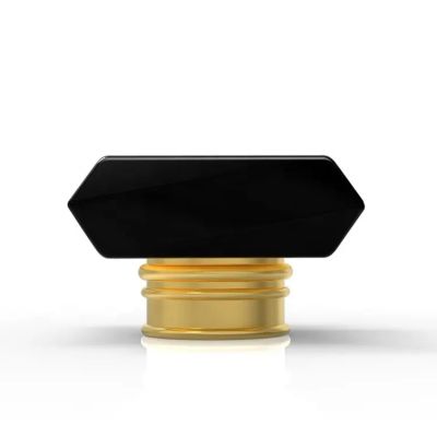 Patent design perfume bottle cap zamac perfume lids Gold Perfume Cap assorted colors free design