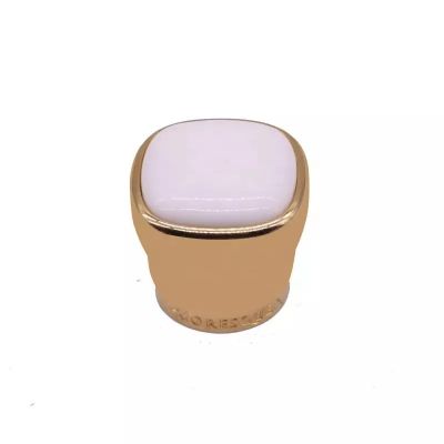 Perfume Packaging Custom Design Perfume Lids Arabic Style High Grade Gold Zinc Alloy Perfume Bottle Cap