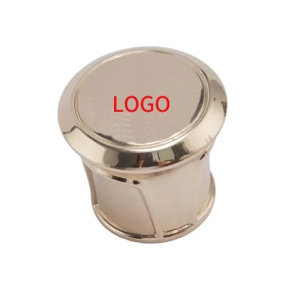 Designable Custom Shaped Logo Golden Blank Cap For Perfume Bottle Made By Zinc Alloy