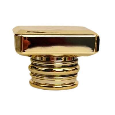 Luxury T Shape Golden Plastic Abs Metal Zing Alloy Perfume Cap Perfume Cap